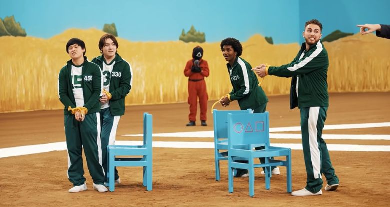 드라마와 달리 마지막 게임은 ‘의자뺏기’로 진행됐다.  유튜브 ‘MrBeast’ 캡처