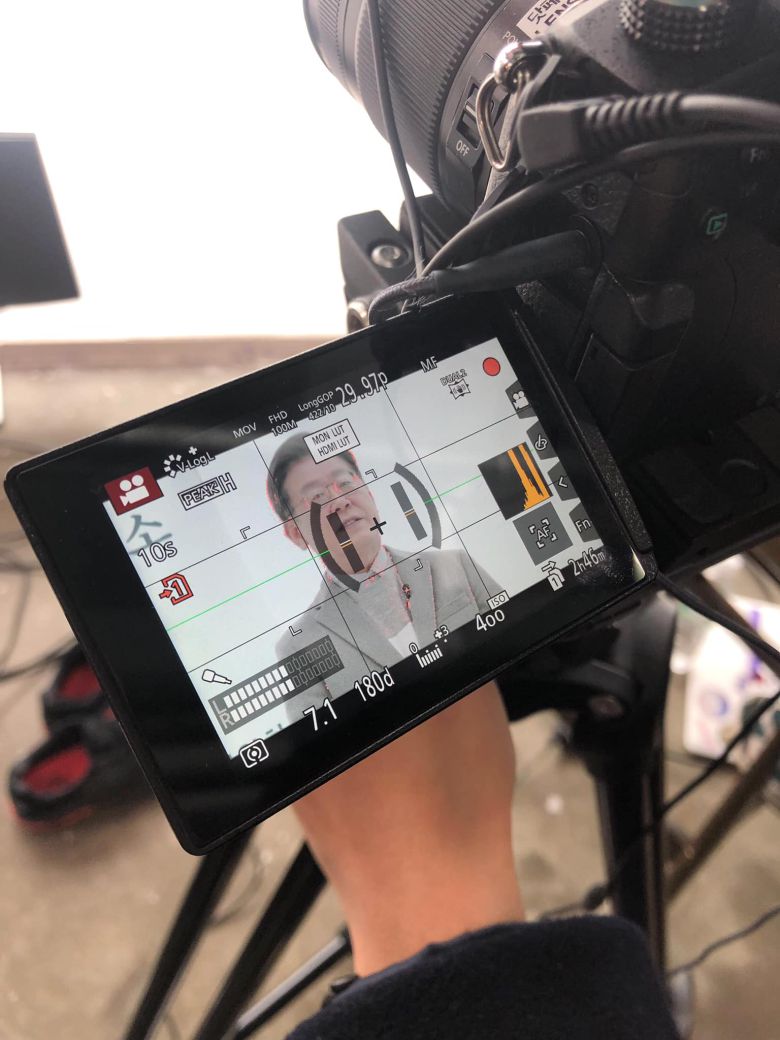 ‘닷페이스’ 녹화에 참여한 이재명 후보 - 조소담 닷페이스 대표 페이스북 캡처