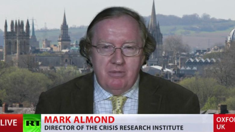 마크 앨먼드 옥스퍼드 위기연구소(CRIOx) 소장(사진=RT 방송 캡처)
