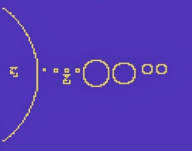 새로운 우주 메시지 중 일부인 태양계 일러스트(Solar System Illustration). ‘은하계의 봉화 : 중국 전파망원경 FAST와 미국 외계지적생명체탐사연구소 SETI의 잠재 프로젝트를 위한 최신 아레시보 메시지’(A Beacon in the Galaxy: Updated Arecibo Message for PotentialFAST and SETI Projects) 논문 발췌.
