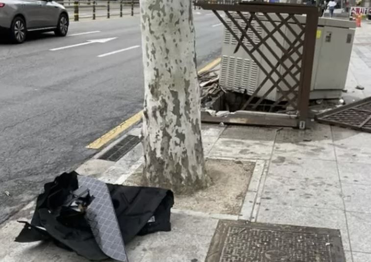 목격자가 공개한 김새론 사고 현장. 온라인커뮤니티