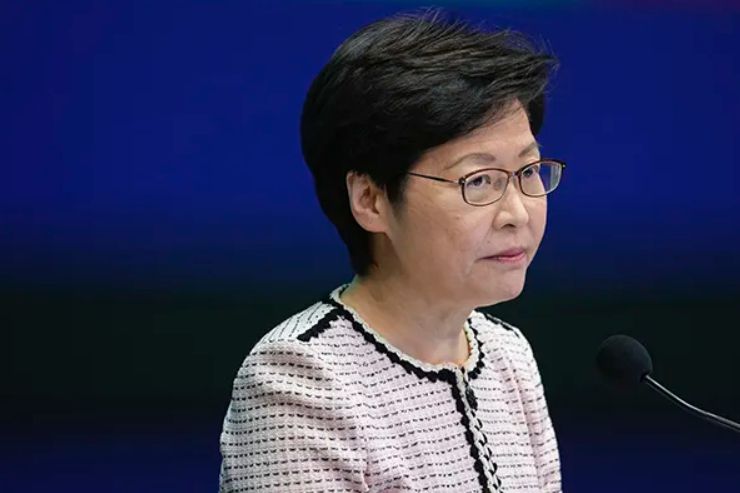 홍콩 제5대 행정장관인 캐리 람