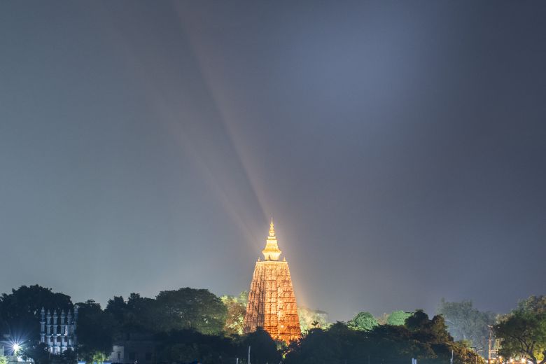 분황사 경내에서 보이는 마하보디 대탑. 부다가야 류재민 기자 phoem@seoul.co.kr