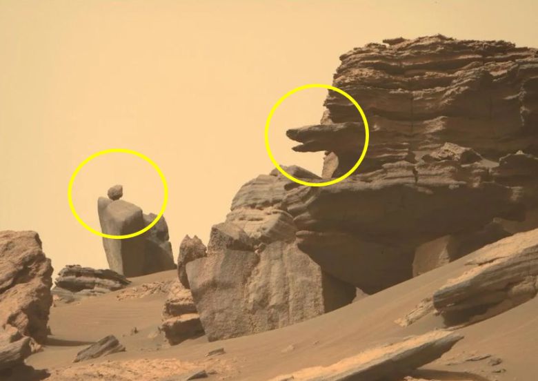 지난 12일 퍼서비어런스가 촬영한 화성의 흥미로운 풍경. 사진=NASA/JPL-Caltech/ASU