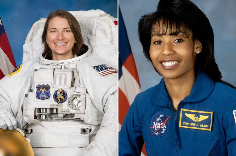 NASA 달 탐사 프로젝트 ‘아르테미스3’ 여성 우주비행사 후보 케일라 배런(34, 왼쪽), 스테파니 윌슨(55, 오른쪽)