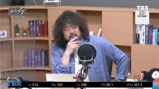 방송인 김어준씨. TBS라디오 ‘김어준의 뉴스공장’