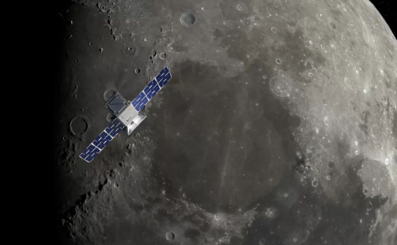 NASA의 초소형 탐사선 캡스톤이 11월 13일 달 궤도에 진입하는 그래픽.(출처 NASA Daniel Rutter)