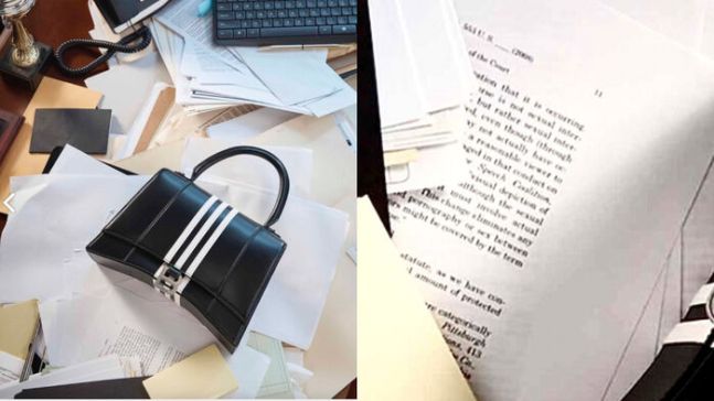 2008년 아동 성착취물 매수 남성 판결문 자료를 광고 배경으로 쓴 것으로 드러났다. 트위터