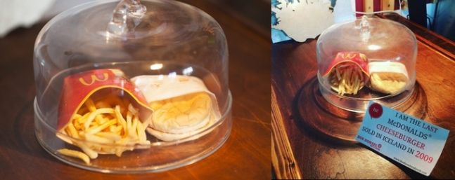 2019년 당시 한 아이슬란드인이 2009년부터 보관하기 시작한 맥도날드 햄버거와 감자튀김을 공개해 논란이 된 바 있다. 트위터 캡처