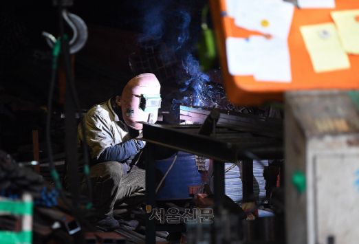 - 8일 서울 영등포구 문래동 철강골목 모습. 2022.12.8 오장환 기자