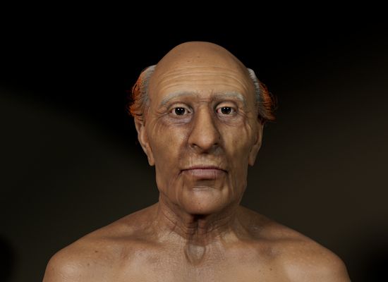 람세스 2세가 약 90세의 나이로 사망하기 전 얼굴 복원. / 사진=리버풀 존무어스대 페이스랩