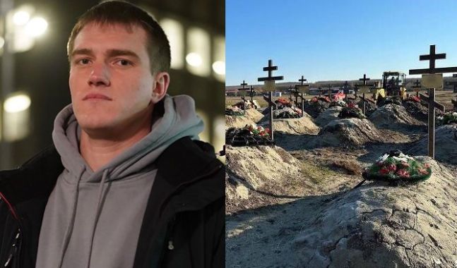 전직 와그너 용병 안드레이 메드베데프와 러시아에 있는 용병들의 공동묘지