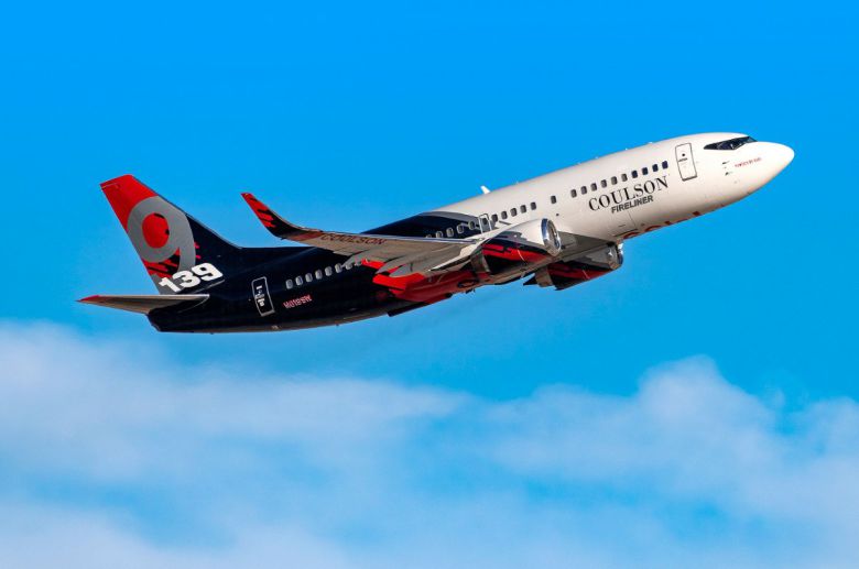 글로벌 항공소방업체 콜슨항공이 소방용으로 개조해 운영하던 보잉737 여객기의 모습. / 사진=콜슨항공