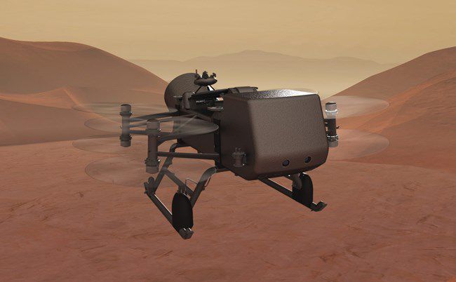 비행 중인 드래곤플라이의 가상 그래픽