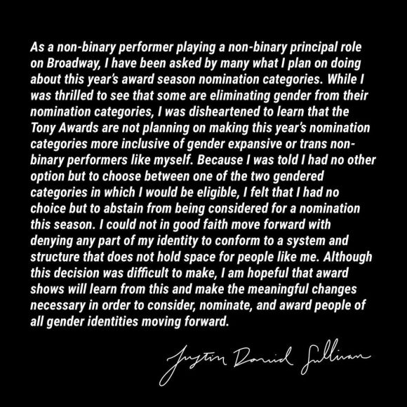 저스틴 설리번의 개인 홈페이지(justindavidsullivan.com)에 올라온 입장문 저스틴설리번닷컴 캡처