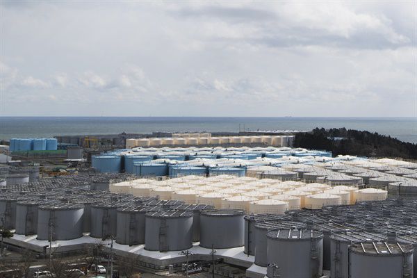 일본 후쿠시마 제1원자력 발전소 내 방사성 오염수 저장 탱크 자료사진. 연합뉴스