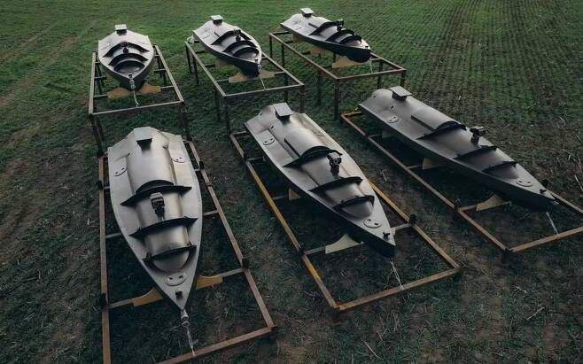 우크라이나의 해상드론 모습