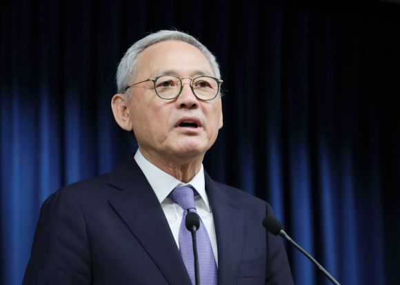 신임 문화체육관광부 장관으로 지명된 유인촌 대통령실 문화체육특별보좌관이 지난 9월 13일 서울 용산 대통령실 청사에서 소감을 밝히고 있다. 2023.9.13 뉴시스