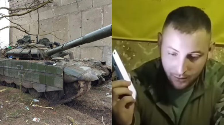 우크라이나군 장교가 전장에서 노획한 러시아 탱크의 작동 문제를 해결하기 위해 러시아 방산회사에 전화한 것으로 알려졌다.