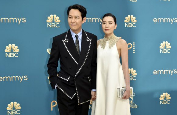 이정재와 그의 연인 임세령 부회장. AP 연합뉴스