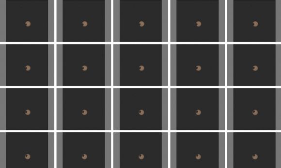 지난 8일 퍼서비어런스가 촬영한 화성의 일식 이미지 모음. 달 포보스가 태양 앞을 통과하고 있다.  출처=NASA/JPL-Caltech/ASU