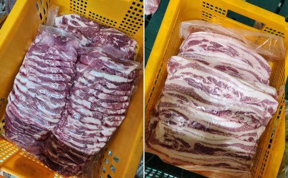 270만원어치 고기를 주문받아 준비했으나 노쇼(예약 부도) 피해를 입었다는 사연이 전해졌다. A씨 엑스 계정 캡처