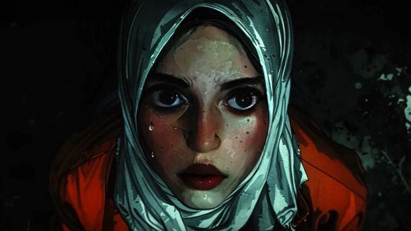 탐사 보도 기획물 ‘헤즈볼라의 인질들’ 시리즈의 2화인 성노예 편에서는 시리아 북부 도시 라카 출신의 20세 기혼 여성 알리아의 납치와 성적 노예화가 묘사됐다. 그녀는 헤즈볼라의 일원인 유수프로부터 몇 달 동안 스토킹을 당하다가 결국 인질로 잡혔다고 밝혔다. / 사진=CPC