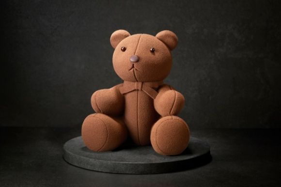 서울신라호텔이 올해 크리스마스 시즌에 선보인 케이크 4종 중 30만원짜리 곰인형 모양 케이크. 호텔신라 제공