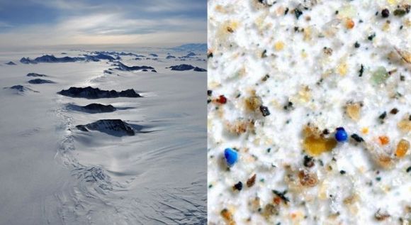 남극 유니언 빙하와 샨츠 빙하의 눈에서도 미세플라스틱이 검출됐다. BAS