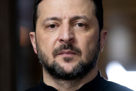 볼로디미르 젤렌스키 우크라이나 대통령이 15일(현지시간) 독일 뮌헨에서 열린 뮌헨안보의(MSC)에 참석하고 있다. 2025.2.15 뮌헨 로이터 연합뉴스