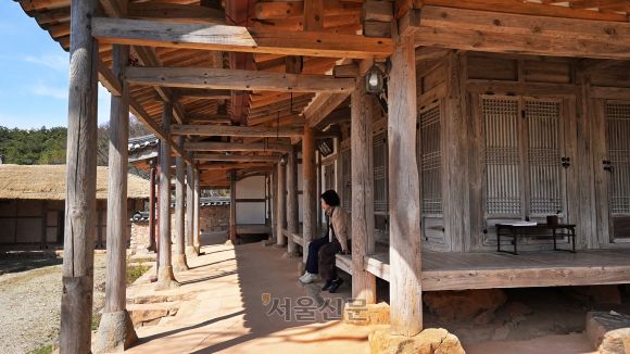 봄볕이 깃든 녹우당.