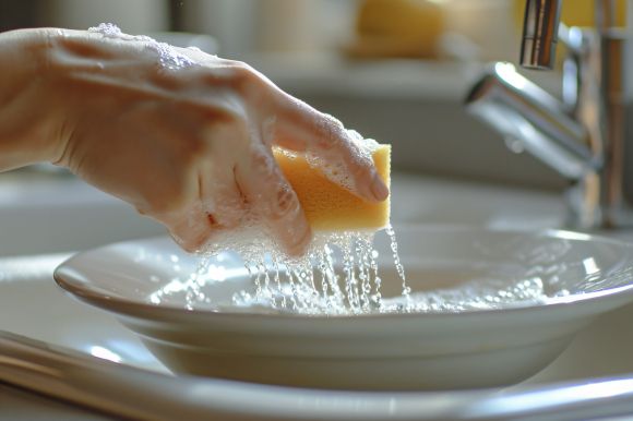 주방 스펀지 자료 이미지. 아이클릭아트