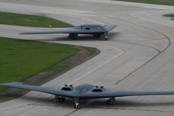 미국의 전략자산인 B-2 스피릿 스텔스 전략폭격기. 출처=미국 국방부