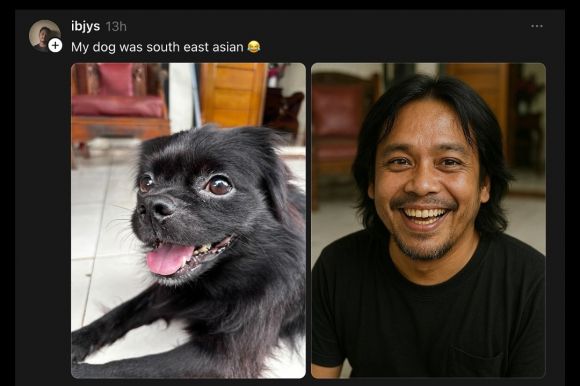 챗GPT의 이미지 생성 기능으로 만든 반려동물의 인간화 이미지. 오픈AI 공식 인스타그램 캡처