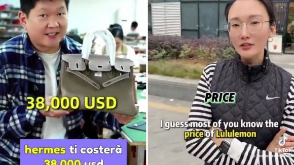 중국 공장에서 촬영한 고가 상품의 원가 폭로 영상이 온라인상에서 폭발적인 관심을 끌고 있다. 출처＝틱톡