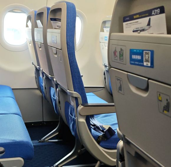 중국남방항공이 선보인 초박형 좌석. 샤오홍슈 캡처
