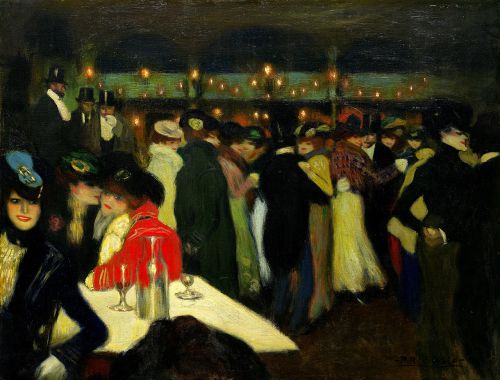 파블로 피카소, ‘물랑 드 라 갈레트’, 1900, 캔버스에 유채, 89.7×116.8㎝, 뉴욕 구겐하임미술관