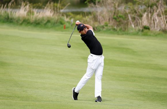 8일 제주 사이프러스 골프&리조트에서 열린 KPGA 클래식 1라운드 2위 최승빈. KPGA 제공