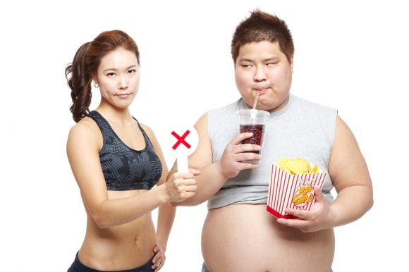 아동 비만 이미지. 아이클릭아트