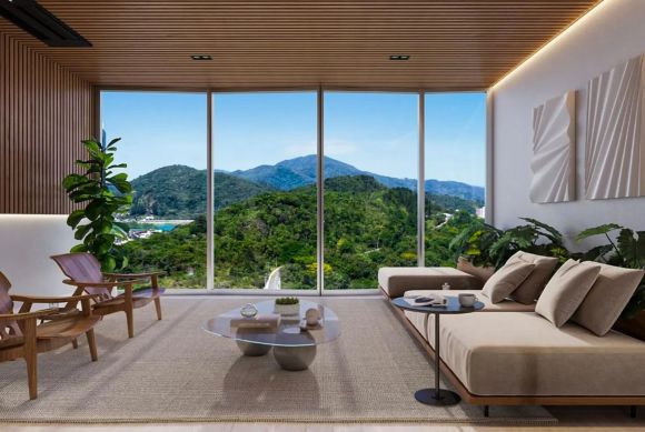 브라질 남부 관광도시 발네아리오 캄보류 해안에 건설되는 ‘세나 타워’ 구상도.