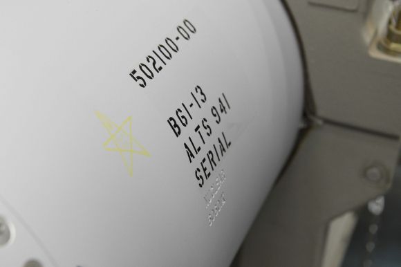 최초의 B61-13 핵폭탄. 출처=미국 에너지부