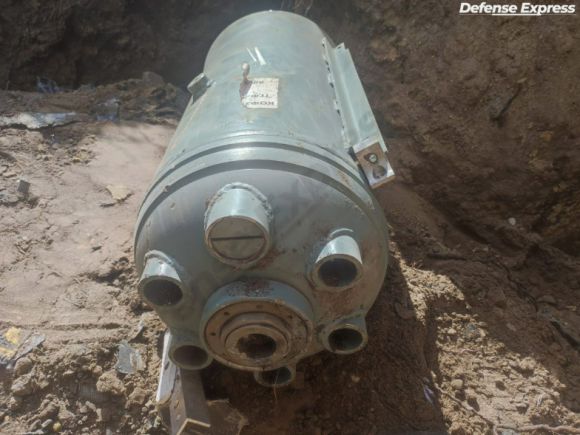 러시아가 우크라이나 전쟁에 새로 도입한 샤헤드-136 자폭 드론용 90kg 신형 복합탄두. 디펜스 익스프레스 제공