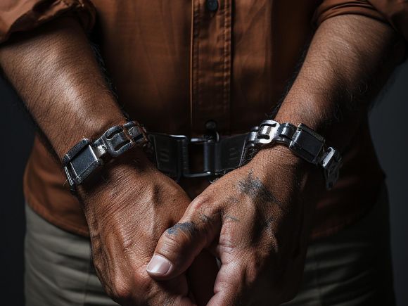 인공지능(AI)으로 제작된 체포·수갑 자료 이미지. 픽사베이