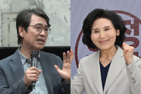 유시민 작가, 설난영 여사. 유튜브 ‘김어준의 다스뵈이다’ 캡처·서울신문