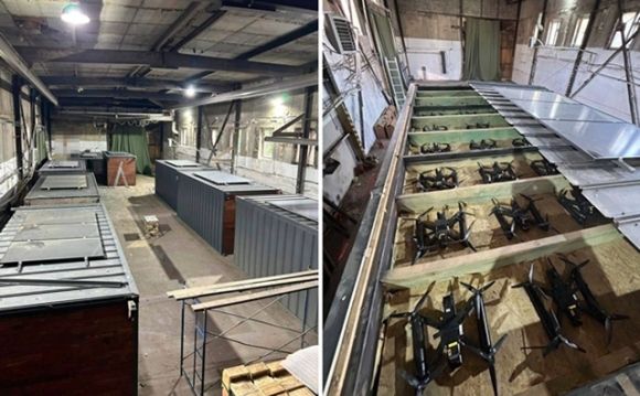 1일(현지시간) 우크라이나가 러시아 공군기지를 상대로 개전 후 최대 규모의 드론 공격을 퍼부은 가운데, 우크라이나 당국은 정보국(SBU)이 이 작전을 최소 1년 6개월 전부터 준비했으며 일인칭 시점(FPV) 드론을 러시아 내부로 밀반입했다고 전했다. 2025.6.1 텔레그램