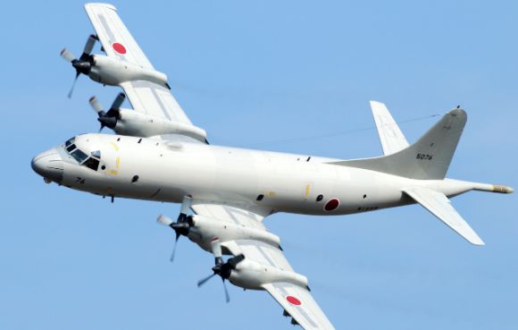 일본 자위대 P-3C 초계기 자료사진. 위키미디어