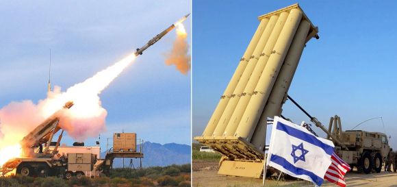 패트리엇 방공미사일(왼쪽)과 고고도미사일방어체계(THAAD·사드). 출처=미 국방부