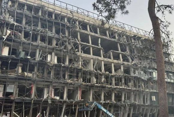 이란의 공습으로 파괴된 바이츠만 연구소. 엑스 캡처