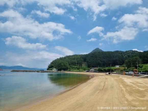 대항해수욕장 (사진 - 통영시 공식블로그)
