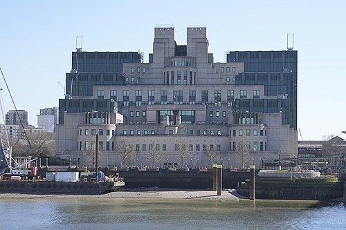 영국 런던의 MI6 본사 건물. 런던 AP 연합뉴스